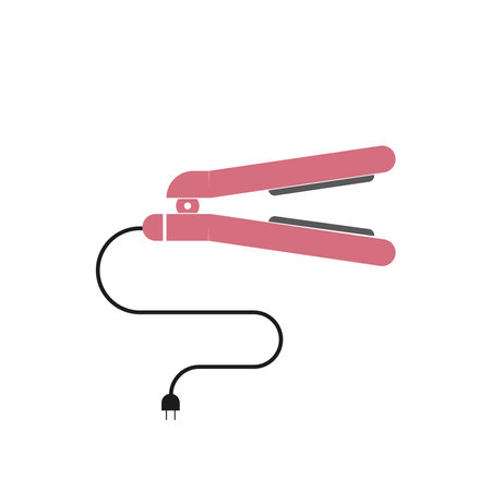 Hair Straightener icon vector symbol designのイラスト素材