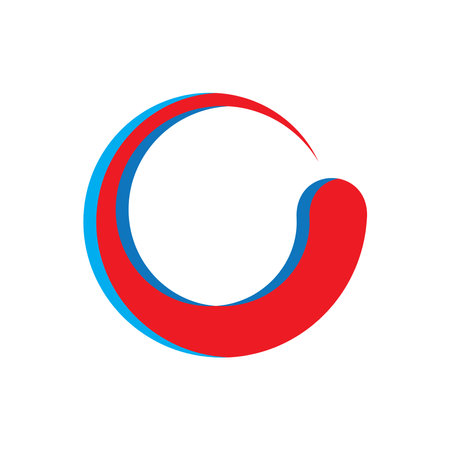 Spinner logo illustration vector designのイラスト素材