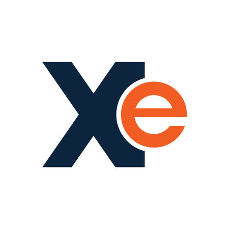 XE letter logo vector symbol designのイラスト素材