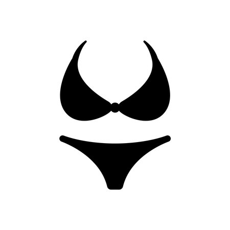 Swimsuit icon or logo illustration vector designのイラスト素材