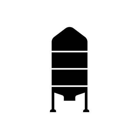 silo icon illustration symbol designのイラスト素材