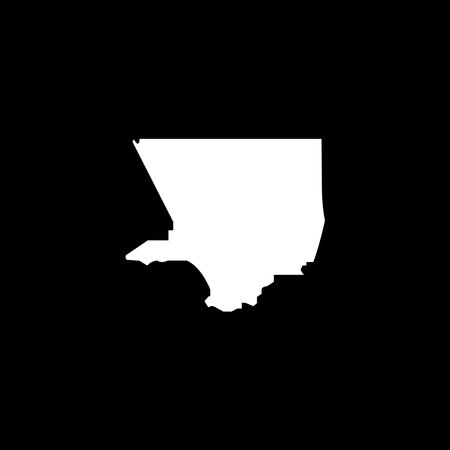 Los Angeles map icon illustration element designのイラスト素材
