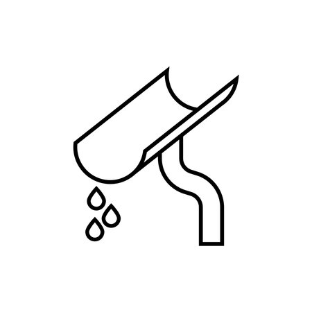 Gutter Symbol icon Illustration Element Designのイラスト素材