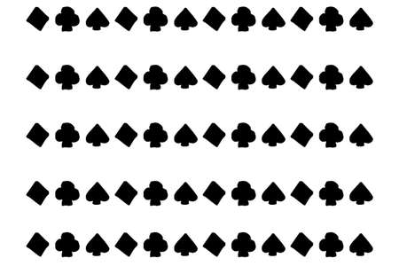 card cartoon portrait to be arranged in a row of black and white 