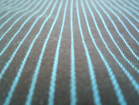 Linen brown with white vertical stripes convergence の写真素材