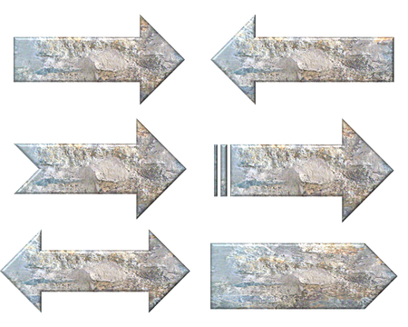 This is a vintage color popular arrow  set pack isolated 