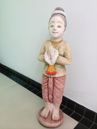 Thai man doll for welcomeの素材