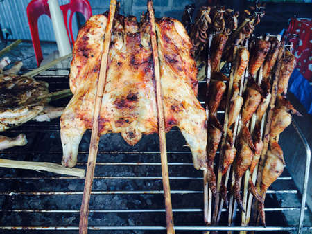 Chicken grill Thai food styleの素材