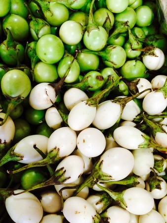 Vegetable sell in the marketの素材
