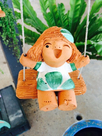 Smile face baby dollの素材