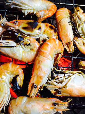 Shrimp seafood grillの素材