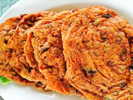 Spicy thai food seafood