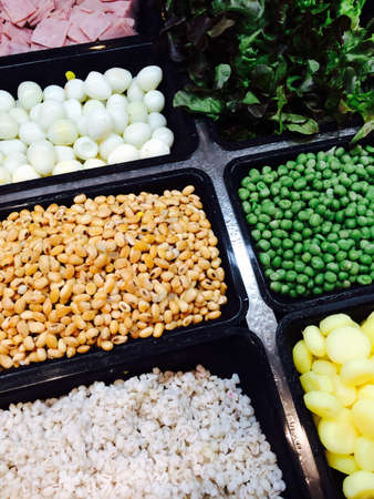 Salad bar fruit and vegetableの素材