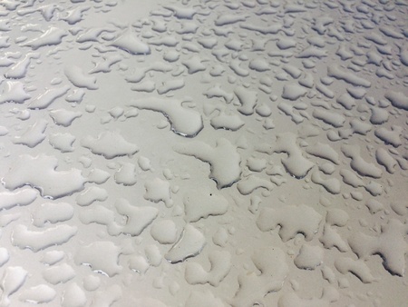 water drops on glass after rain Background texture patternの素材