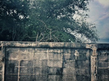Old Brick Walls on a Rainy Dayの素材