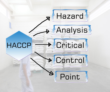 Introduction to  HACCP standard, haccp is hazard analysis critical control pointの写真素材