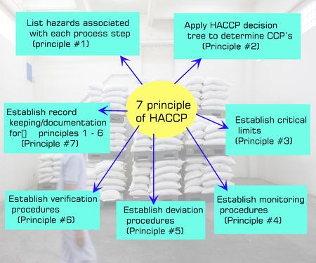 seven principles of haccpの写真素材
