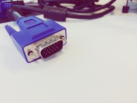 RGB cable to computer with projector