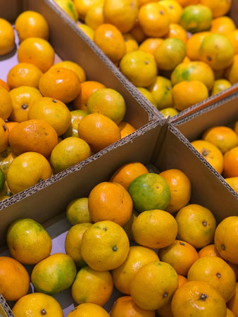 close up portage photo of orange fruits texture pattern backgroundの素材