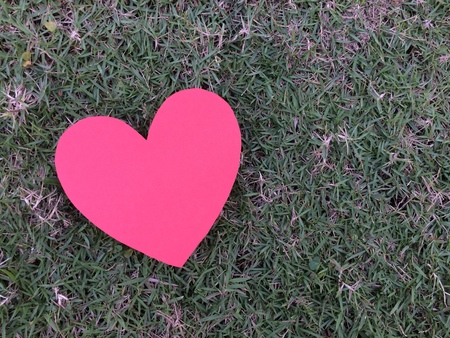 love heart for valentine with copy space, love pattern background conceptの写真素材