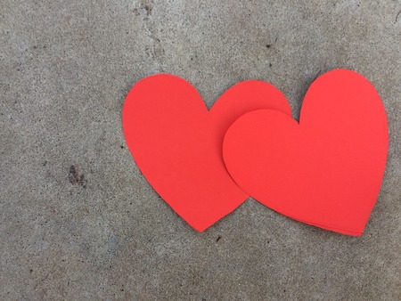 love heart for valentine with copy space, love pattern background conceptの写真素材