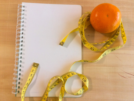 blank notbook on working desk with copy space for create job or education or anything if you wantの写真素材