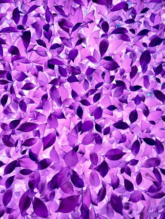 colorful leave tree texture pattern background, violet ultra concept