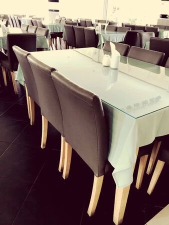 table and chair decoration in the dining room