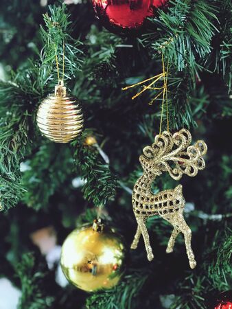 close up christmas festivel decoration assessoriesの写真素材