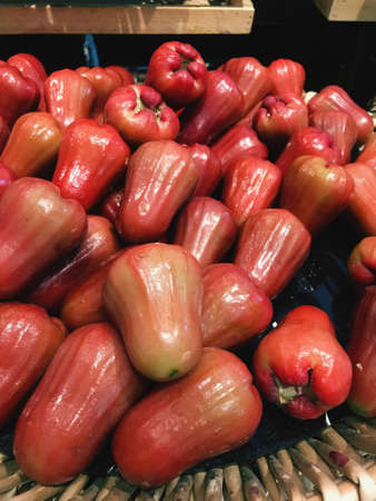 Rose apple is a fruit that is sour, sweet and crispy.