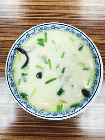 Tom Kha Gai (Thai Chicken Coconut Soup), Delicious and famous Thai foodの写真素材