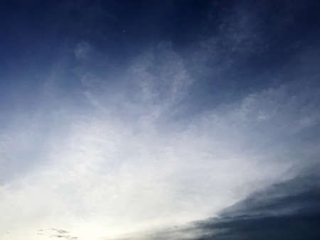 The night sky as the sun goes down gives a feeling of homesickness.の写真素材