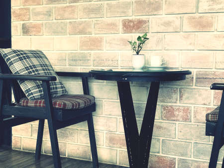 Coffee Shop atmosphere, relax at coffee shop concept or other