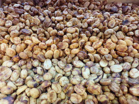 Coffee beans for sale at a market in Dubai, United Arab Emiratesの写真素材