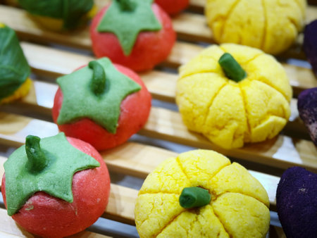 Colorful of thai dessert,Thai dessert made from flour