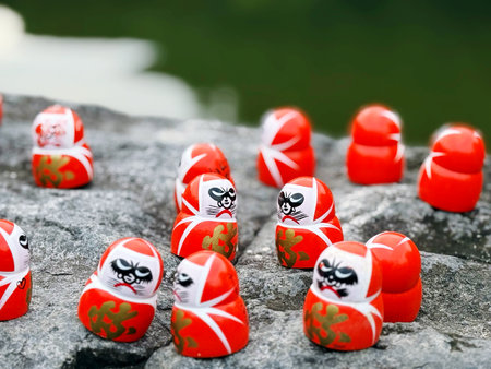 Katsuo-ji Temple in Minoh, Osaka, is known as the âTemple of Victory.âの写真素材