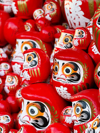 Katsuo-ji Temple in Minoh, Osaka, is known as the Temple of Victory.の写真素材