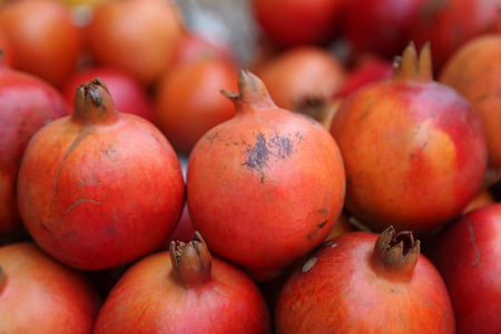 pomegranate in the market