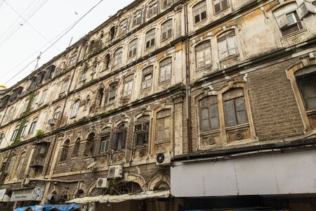 Mumbai, Maharashtra India August 12, 2019  building at Mumbai street at fort in Maharashtra India...