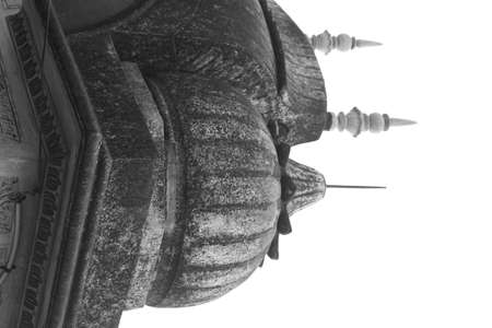 A view of a stone building. High quality photoの写真素材