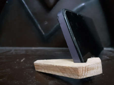 A close up of a mobile stand. High quality photoの写真素材