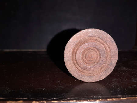 A close up of a wooden piece. High quality photoの写真素材