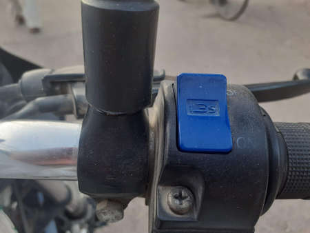 A close up of a bike. High quality photoの写真素材