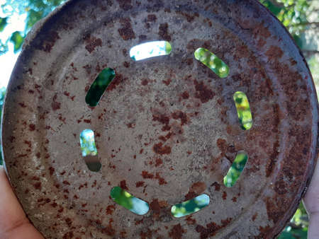 A piece of iron . High quality photoの写真素材