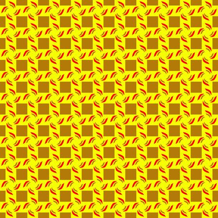 geometric pattern background.texture background for business brochure cover design.Design with yellow and red colorの写真素材