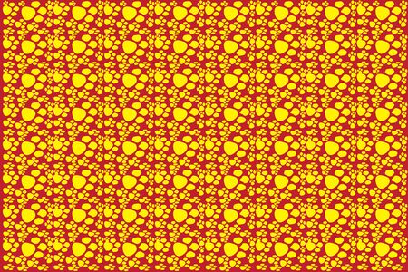 geometric pattern background.texture background for business brochure cover design.Design with yellow and red colorの写真素材