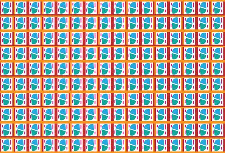 Abstract background texture in geometric ornamental style.Geometric ornamental pattern. Seamless design texture.の写真素材