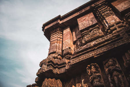 Temple in Hampi, Karnataka, India. The temple is a UNESCO World Heritage Site.の写真素材