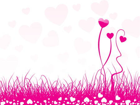 Heart valentines backgroundのイラスト素材