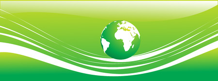 vector composition with globeのイラスト素材